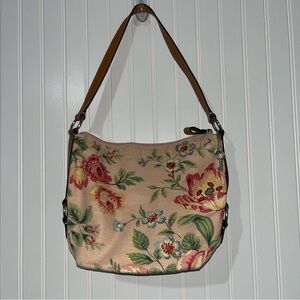 Fossil floral nude shoulder bag girly